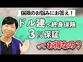 ドル建て終身保険はお得なのか?
