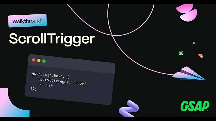 Introducing ScrollTrigger for GSAP