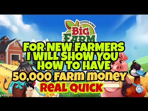 HOW TO GET 50,000 FARM MONEY || BIG FARM MOBILE HARVEST #tips #tricks  #HowToGetFarmMoney #BFMH