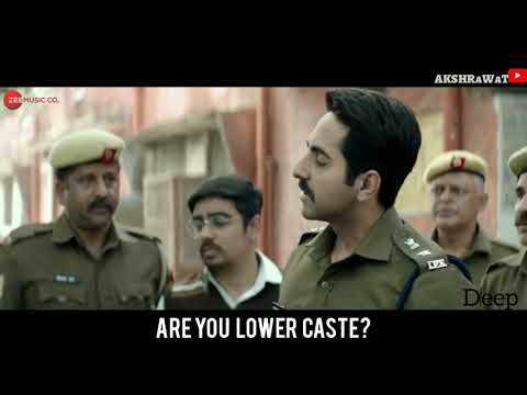 Article 15 trailer WhatsApp status | Fuck Caste