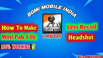 How To Make Own Bgmi Config file 4.0 || bgmi ki Config file kaise banaye New Update Headshot Config