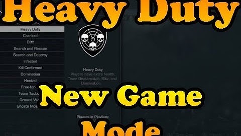Call of Duty: Ghosts "HEAVY DUTY" Gameplay - NEW Moshpit GameMode! Extra Health!