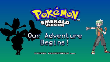 Pokémon Emerald - Part 1 (Our Adventure Begins)