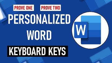 How to Create Custom KEYBOARD SHORTCUTS in Microsoft Word #word #keyboardshortcuts