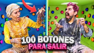 100 BOTONES MISTERIOSOS SOLO 1 PARA ESCAPAR CON MI ESPOSA