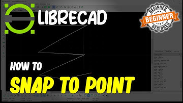 LibreCAD How To Snap To Point