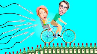 HO COMPLETATO IL LIVELLO IMPOSSIBILE AL 99.999% DI HAPPY WHEELS! screenshot 5