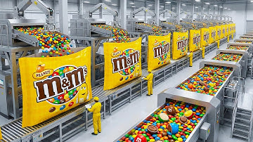 Inside the M&M Factory | How Colorful Chocolate Candies Are Made