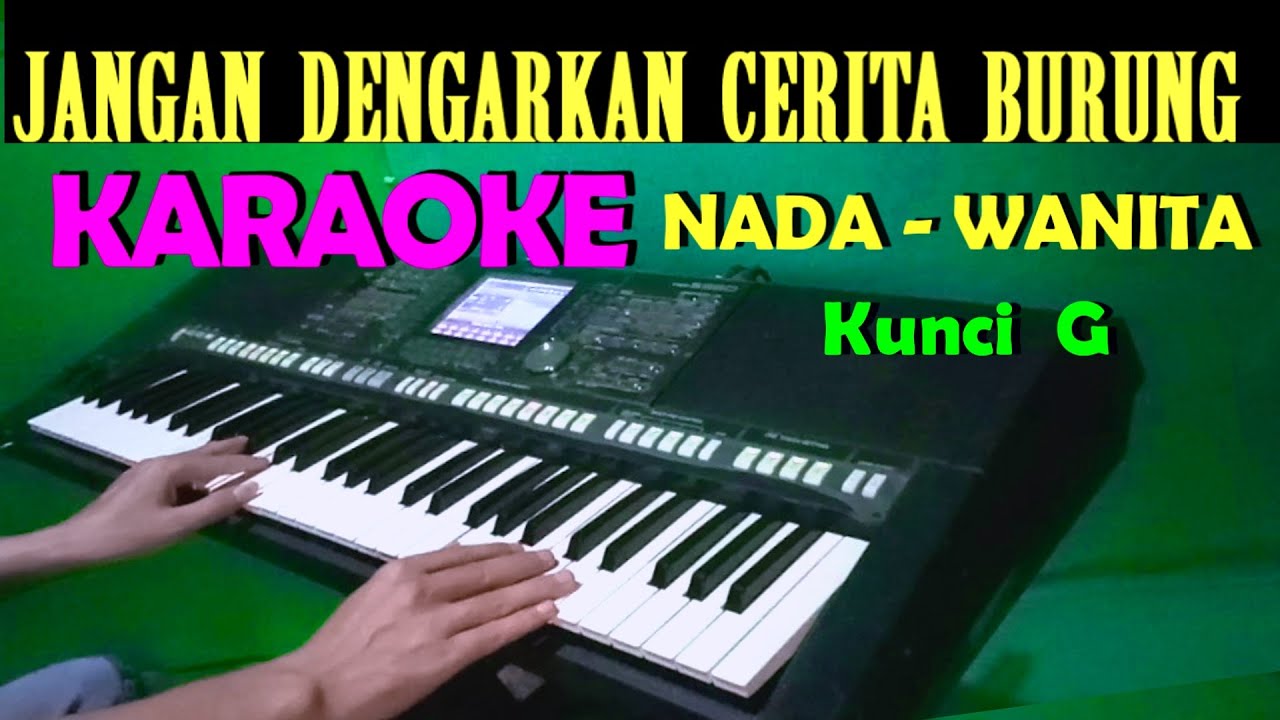 PERAHU CINTA - KARAOKE Nada Wanita