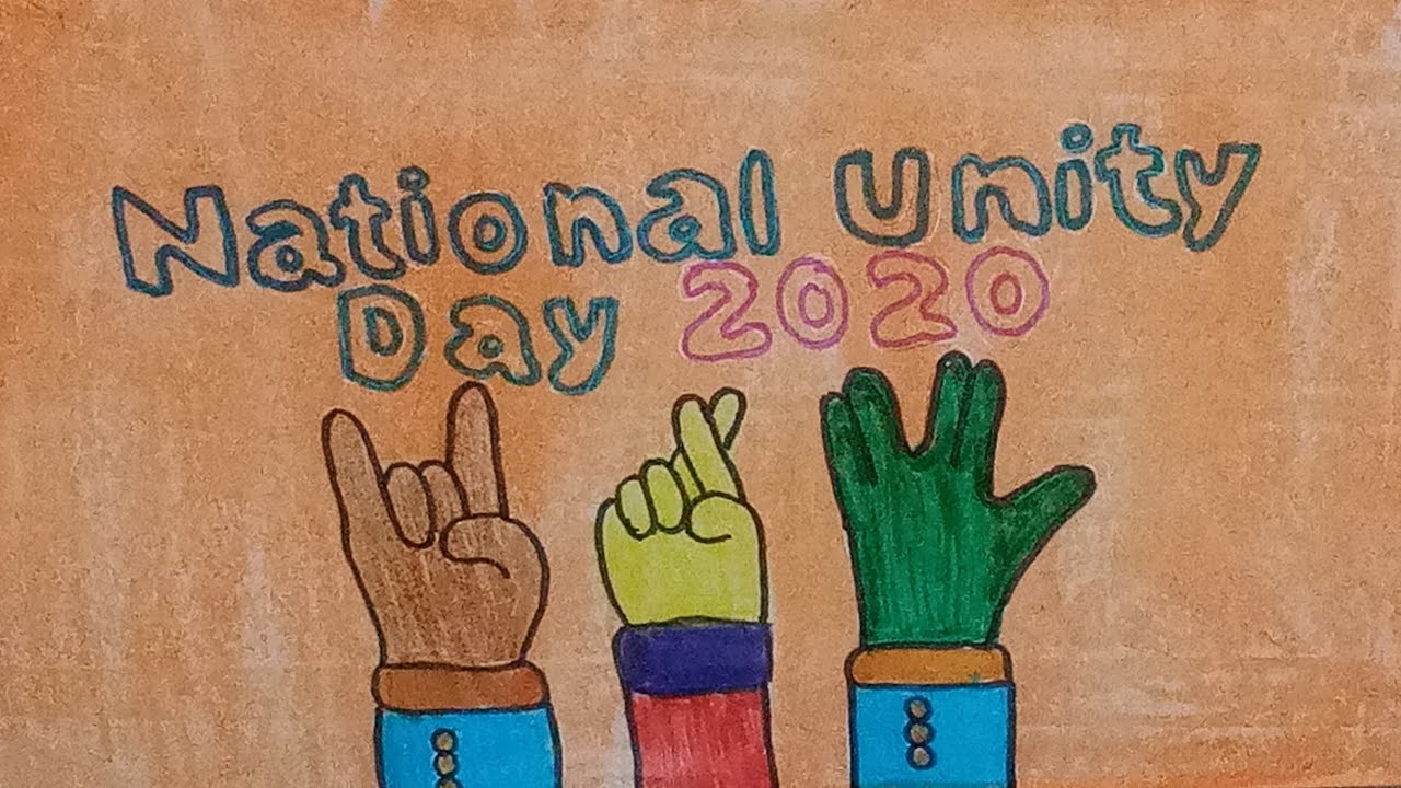 National Unity Day poster/Unity Day Drawing /Unity in Diversity