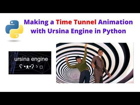 Coding a Time Tunnel Animation with Ursina Engine in Python