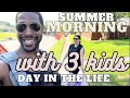 Summer Morning at home + Time to Declutter our Life | DITL Newborn + 2 Toddlers