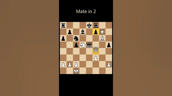 Chess puzzle. Mate in 2. Can you solve it?