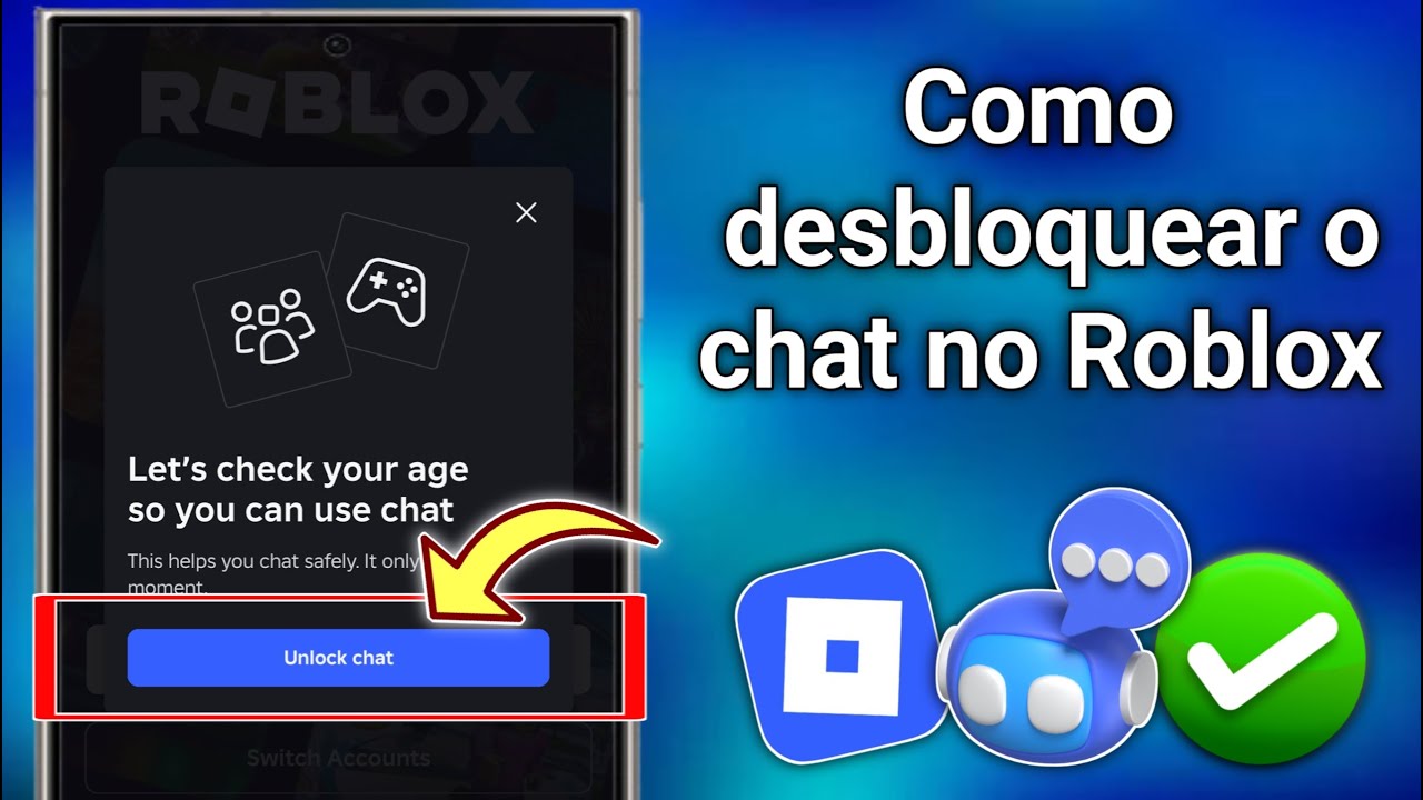 Como desbloquear o chat no Roblox 2026 | Corrigir problema com o chat ...