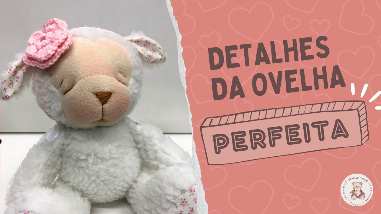DETALHES PARA A OVELHINHAS PERFEITA | ROSTO DA OVELHA MIMOSA | ARTESANATO DE ALTO PADRÃO