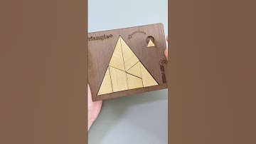 Can you fit another triangle into the box? #puzzle #iq #iqtest