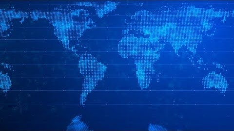 Digital World Map Background | Motion Graphics - Videohive template