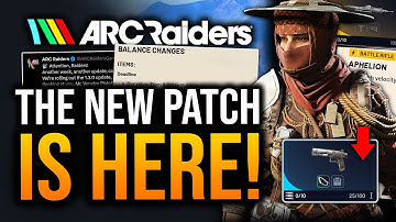 ARC Raiders - New Patch! Venator Nerf, Map Update & Free Blueprint!