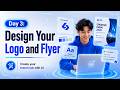 Day 3 | 7 Days AI Creative Challenge | Logo and Flyer Design with AI