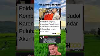 Bandar judi online (judol) melapor ke polisi untuk bisa dibela.