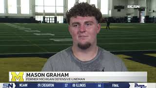 Former Michigan DL Mason Graham only sees positives with working out at Pro Day | BCSN