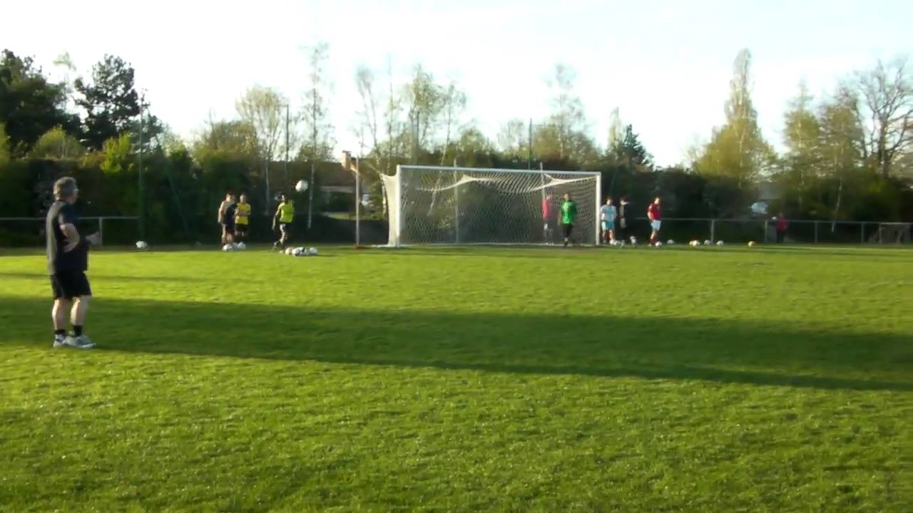 Entrainement Patrick Parizon (Travail devant le but 3)