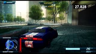 Need for Speed Most Wanted: Evading a HEAT level of 6 in 1 minute 36 seconds