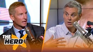 Joel Klatt on Notre Dame beating Michigan, Saban being grumpy about QB questions | CFB | THE HERD