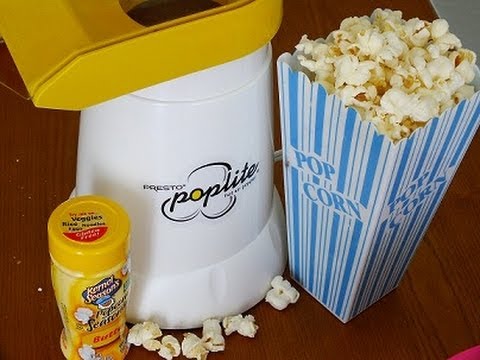 Presto PopLite Hot Air Popcorn Popper // Product Review