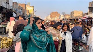 The Best  City  Walk  in Pakistan🇵🇰 Faislabad 4K Ultra HD 60Pfs || Walking Tour Faislabad