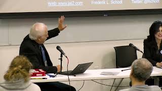CXC 2022: Spotlight on manga scholar Frederik Schodt, Tom Spurgeon Award Winner
CXC 2022: Spotlight on manga scholar Frederik Schodt, Tom Spurgeon Award Winner
Frederik Schodt is a pioneering manga scholar and translator, and the winner of the Cartoon Crossroads Columbus Tom Spurgeon Award for 2022. Schodt’s 1983 book Manga! Manga! The World of Japanese Comics was the first significant book to introduce English speakers to Japanese comics, and his translations into English of such works as Astro Boy by Tezuka, Ghost in the Shell by Shirow and The Rose of Versailles by Ikeda have garnered numerous international awards while sparking a love of manga across North America. Hear from Schodt about his life and career, in conversation with The Ohio State University Libraries Japanese Studies Librarian, Ann Marie Davis.
Recorded at The Columbus Metropolitan Library
Video production by Nicolettecinemagraphics: https://www.nicolettecinemagraphics.com/
Part of Cartoon Crossroads Columbus - October 6-9, 2022
Cartoon Crossroads Columbus - CXC is a FREE comics, art & animation festival in Columbus, Ohio!
For more information, please go to: https://www.cartooncrossroadscolumbus.org/ CXC 2022: Spotlight on manga scholar Frederik Schodt, Tom Spurgeon Award Winner