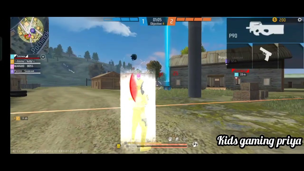 free fire full angry gameplay August 3 ||free fire single gameplays ...