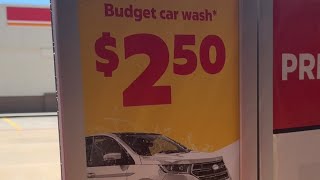 How does a $2.50 ￼ car wash do in Circle K￼