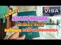 79 Visa-free Countries for Indonesian passports