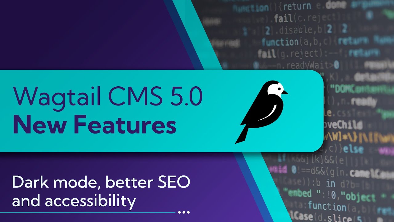 Thumbnail for video: Wagtail 5.0 Update - SVG Images, Dark Mode & Accessibility For SEO | Wagtail CMS