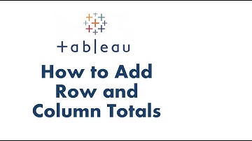 Tableau Tutorial 43 | How to add Row and Column Totals in Tableau