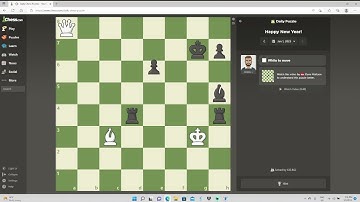Chess Com Daily Puzzle  Jan 1 2023
