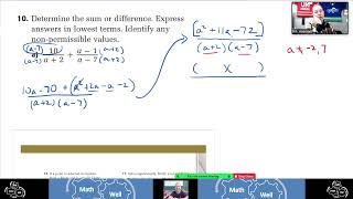 PC 20 Cumulative Review questions (Ch 4,5)