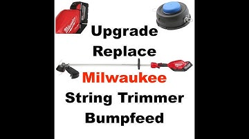 Replace the head on Milwaukee String Trimmer M18 Fuel | Upgrade Weed eater head | T35 Speedfeed 400