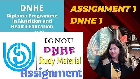 Assignment 1 l Question No 1 a l DNHE 1l Dimensions of Health