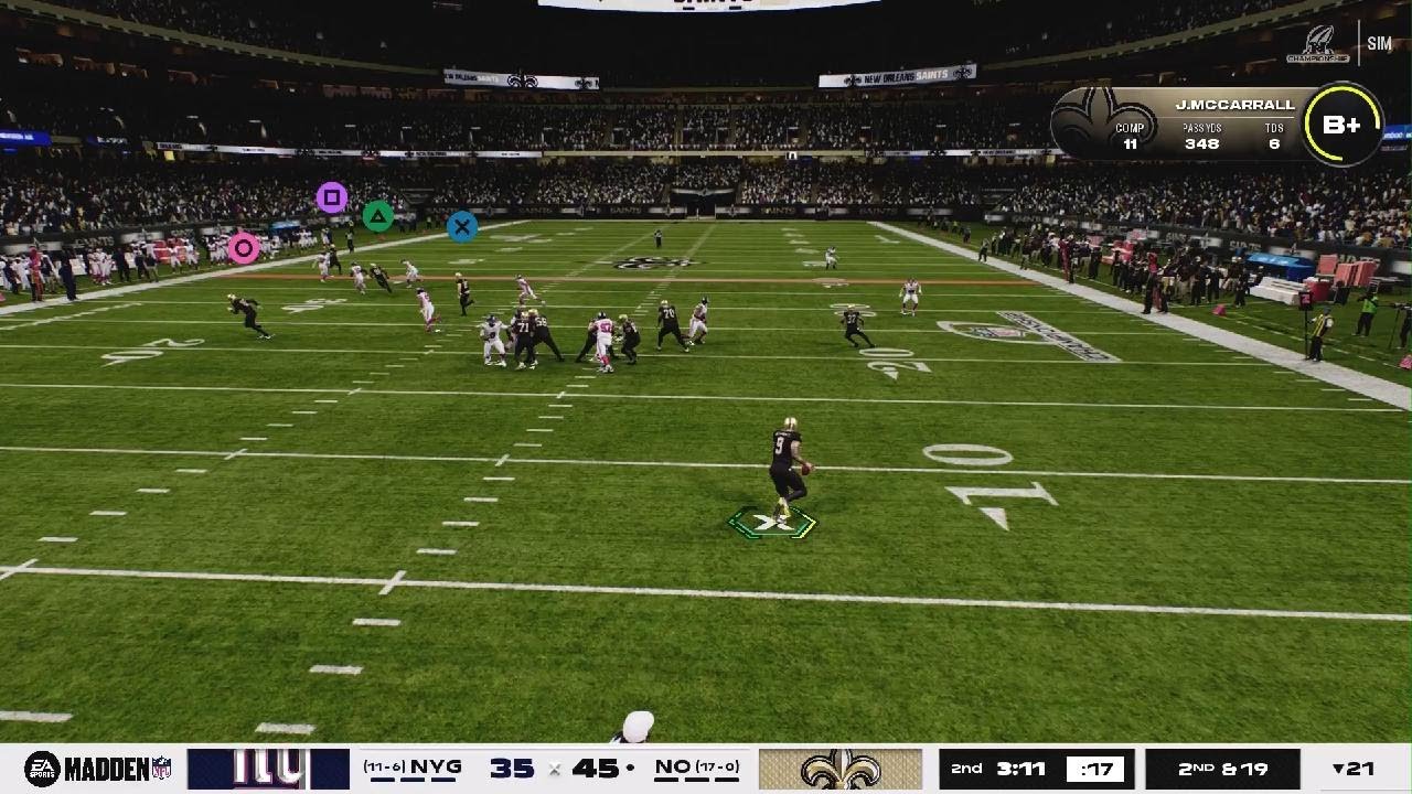 Madden NFL 26: Saints vs giants + superbowl
