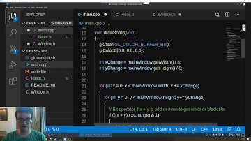 C++ VOD: OpenGL Chessboard Code Walkthrough