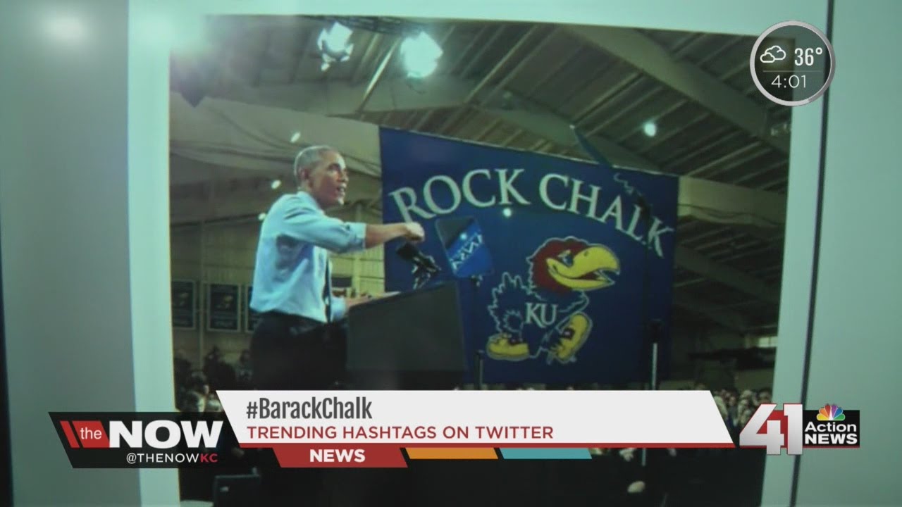 Barack, Chalk, Jayhawk? KU remixes chant for the President's visit