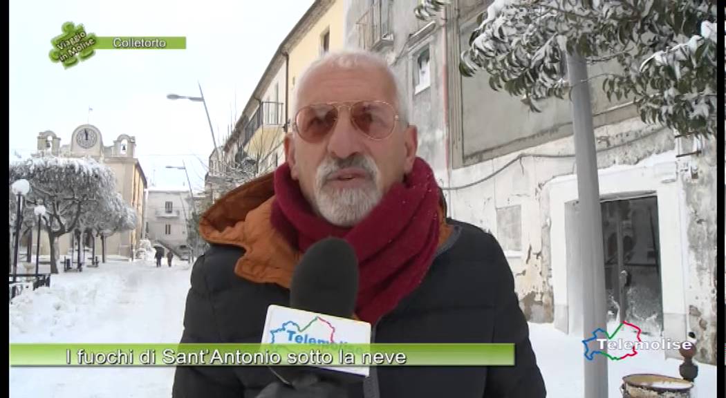 I fuochi di Sant’Antonio sotto la neve   02   Colletorto   Viaggio in Molise   Puntata 3620   Telemo