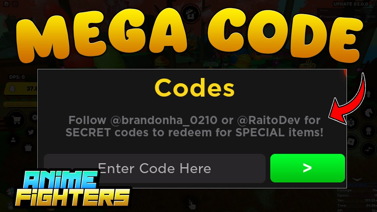 SUPER CODIGO DE ANIME FIGHTERS CODES ROBLOX YouTube super codigo de anime fighters codes roblox youtube
