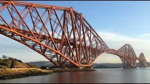 Autumn Forth Railway Bridge On Visit To North Queensferry Fife Scotland