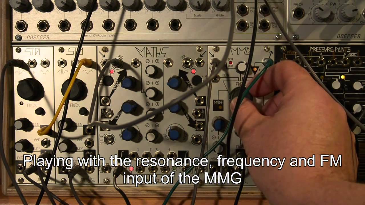 Make Noise 2 x STO MMG Maths Pressure-Points Demo Eurorack Modular Synthesizer