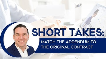 Identifying the Contract: How to Match Addendums with Original Agreements