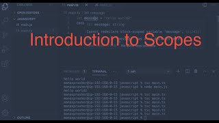 Introduction to scopes in typescript