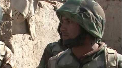 Raw Video: Afghan Forces Discover Weapons Cache